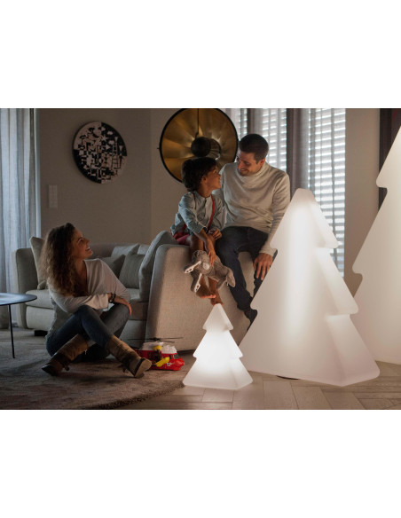 Sapin décoratif lumineux 100cm batterie rechargeable (usage in/outdoor)