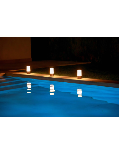 Lampe de table Maia Or batterie...