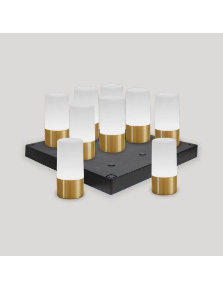 Base de recharge pour 9 lampes Maia