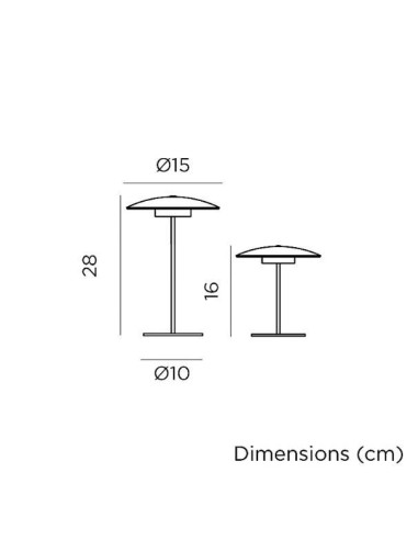 Lampe de table Sardaigne anthracite...