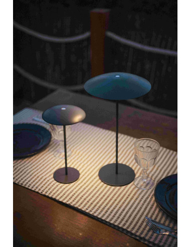 Lampe de table Sardaigne anthracite...