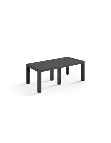 Table Rhodes 100x200cm haut gamme, Anthracite