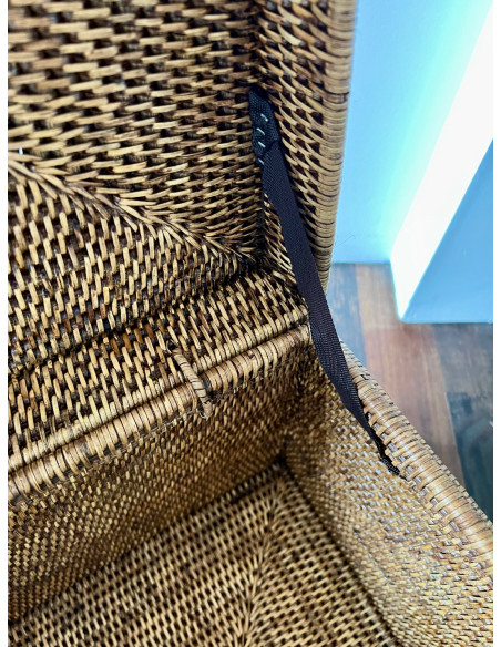 Boite en rotin Savana rectangulaire