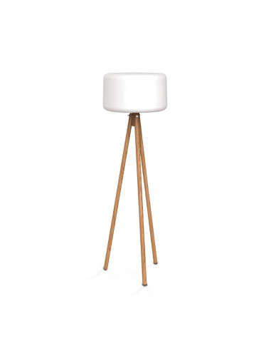 Lampadaire Trépied 140 bois naturel...