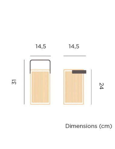 Lanterne Paradise solaire+batterie...