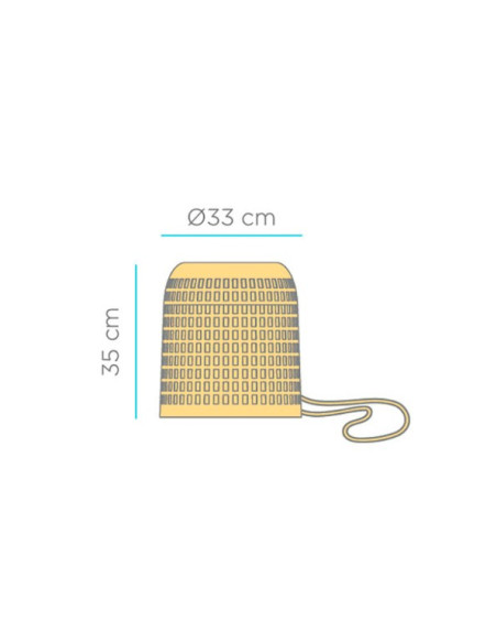 Lampe Positano à suspendre, batterie rechargeable