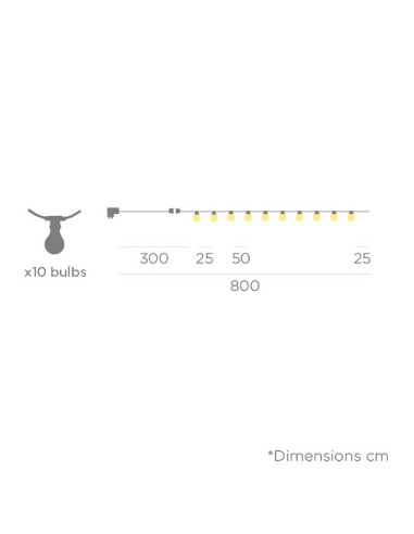 Guirlande lumineuse avec cable...