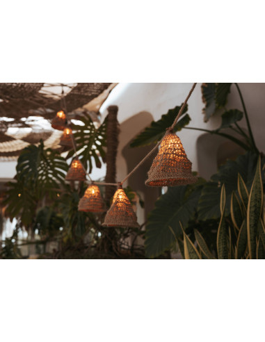 Guirlande lumineuse cable jute,... Guirlande lumineuse cable jute,...