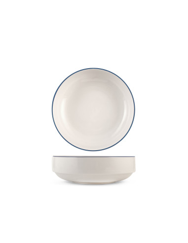 Assiette creuse Rivage Ø20cm blanche... Assiette creuse Rivage Ø20cm blanche...