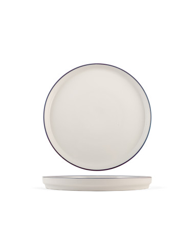 Assiette plate Rivage Ø27cm blanche... Assiette plate Rivage Ø27cm blanche...