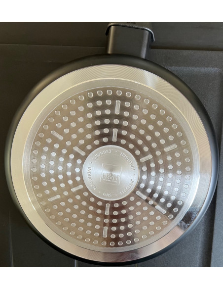 Poele Ø26cm All Blacks, Hte qualité, rebord haut