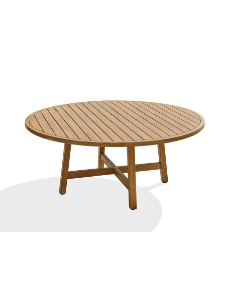 Table Mykonos en bois Ø180cm (8 pers)