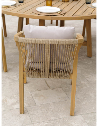 Ensemble Mykonos grande table + 8...