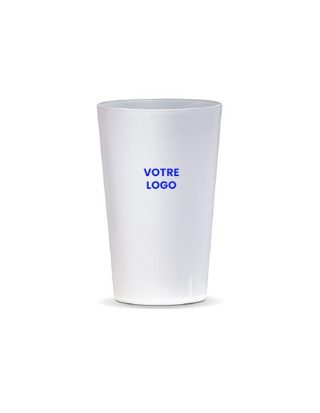 Gobelet pp réutilisable FH 25/33cl avec personnalisation quadri