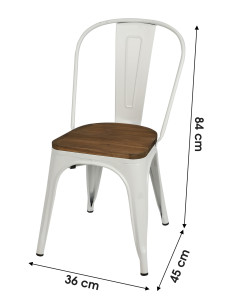 Chaise Industriel métal...