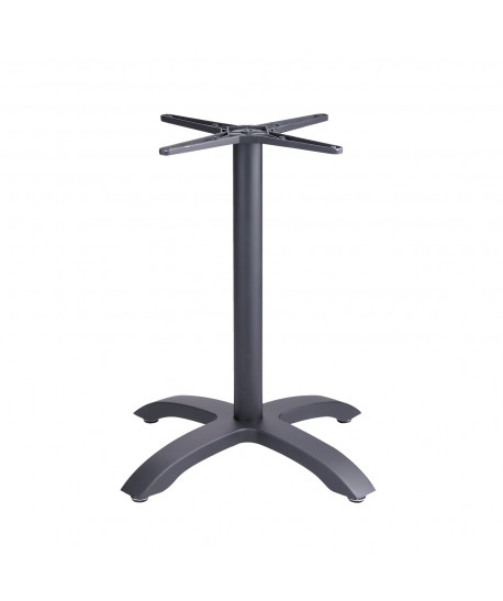 Pied ECOFIX 4 branches alu laqué NOIR