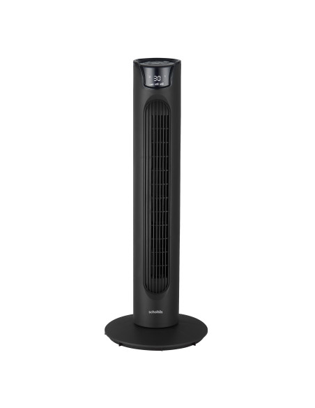 Ventilateur colonne oscillant 70°, Haut 77cm