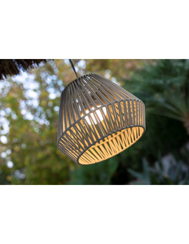 Lampe Majorque à suspendre, batterie...