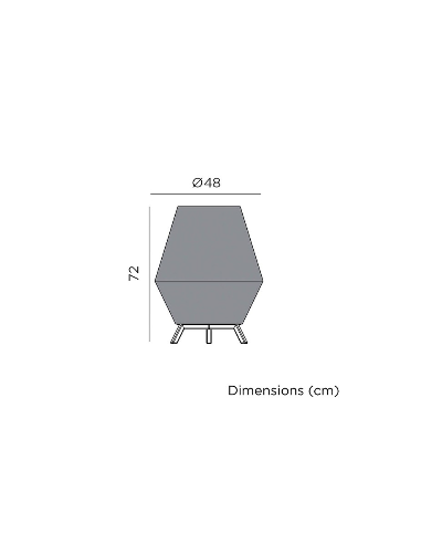 Lampe à poser Majorque 70 sans fil,...