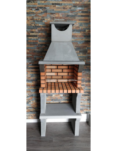 Barbecue charbon de bois ciment