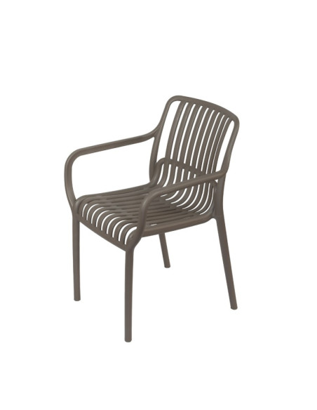 Fauteuil CADAQUES taupe