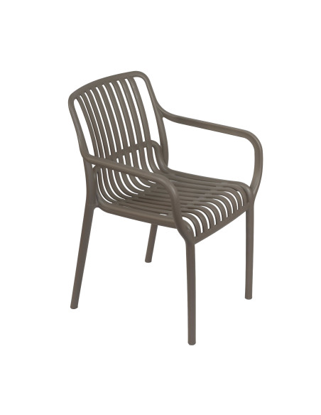 Fauteuil CADAQUES taupe