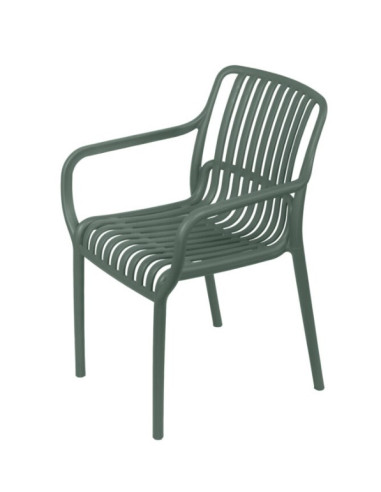 Fauteuil CADAQUES vert olive
