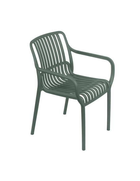 Fauteuil CADAQUES vert olive