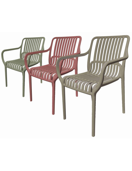 Fauteuil CADAQUES vert olive