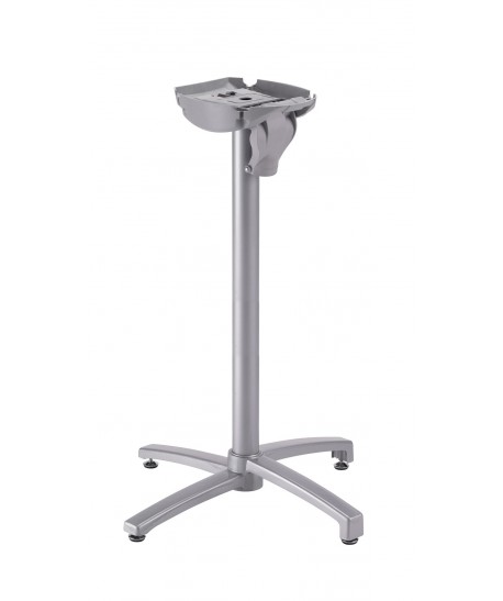 Pied X-ONE HAUT alu laqué GRIS