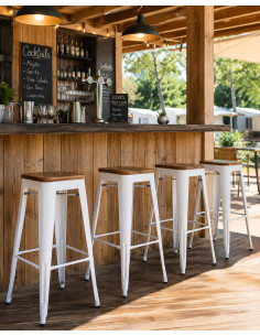 Tabouret haut Industriel...
