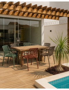 Fauteuil CADAQUES vert olive 2