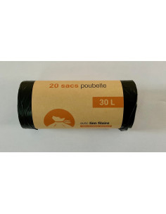 Sac poubelle 30 L noir... 2