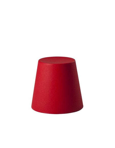 Tabouret bas Alibaba rouge