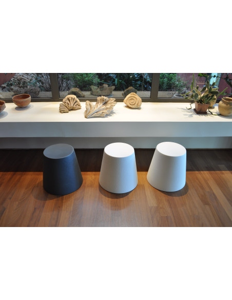 Tabouret bas Alibaba rouge
