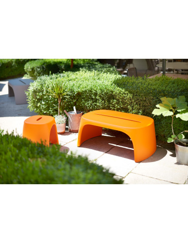 Tabouret bas Amélie Rouge
