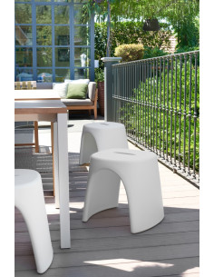 Tabouret bas Amélie Rouge