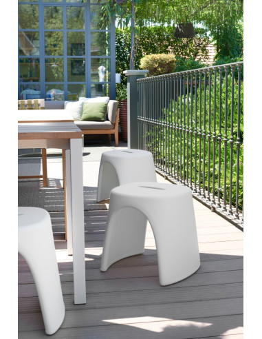 Tabouret bas Amélie Rouge