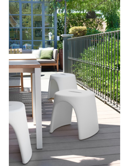 Tabouret bas Amélie Rouge