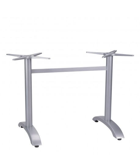 Pied ECOFIX Double alu laqué GRIS