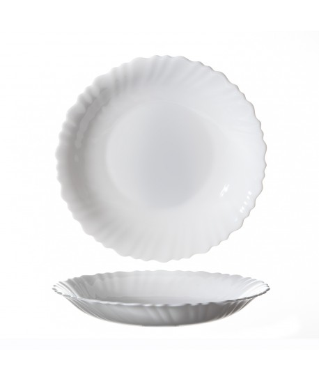 Assiette Plate Arcopal Blanc Verre (20 Cm) à Prix Carrefour