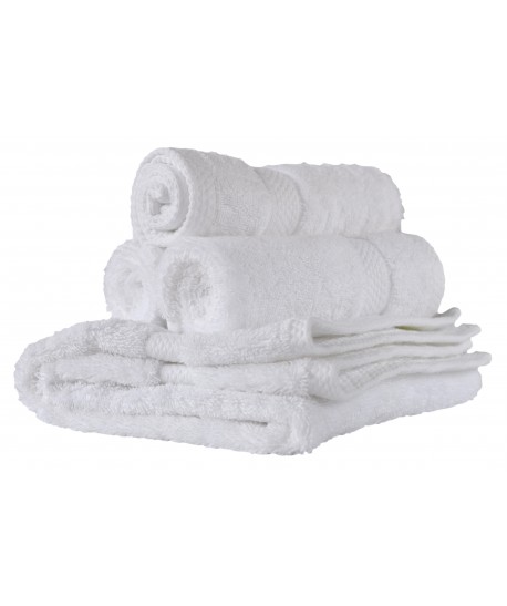 Drap de bain éponge 70x140cm blanc