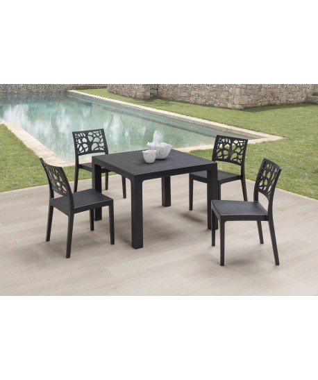 Chaise Maori Anthracite