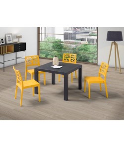 Chaise Maori Jaune