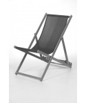 Chilienne cadre alu, toile ANTHRACITE