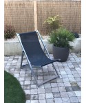 Chilienne cadre alu, toile ANTHRACITE