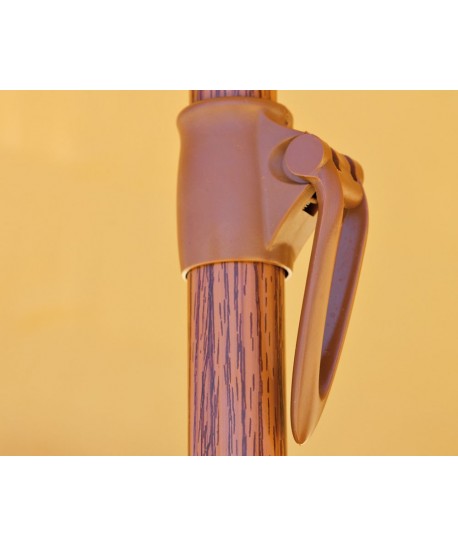 Parasol Palloza Ø2M en raffia, mat...