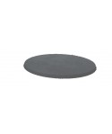 Plateau stratifié moulé Ø60cm Anthracite