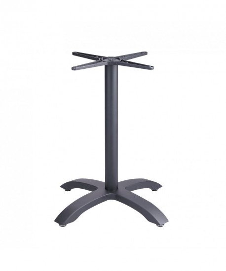 Pied ECOFIX 4 branches alu laqué NOIR