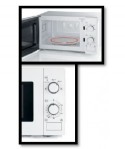 Four micro-ondes 20L 700W blanc, minut méca